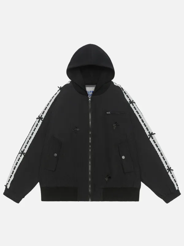 Aelfric Eden Lace Bow Hooded Jacket sold by Aelfric Eden