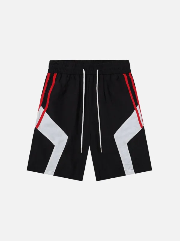 Aelfric Eden Stripe Patchwork Shorts sold by Aelfric Eden