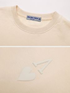 Aelfric Eden Love & Peace Letter Embroidery Tee sold by Aelfric Eden