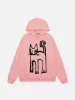Aelfric Eden Cute Cat Print Hoodie sold by Aelfric Eden
