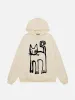 Aelfric Eden Cute Cat Print Hoodie sold by Aelfric Eden