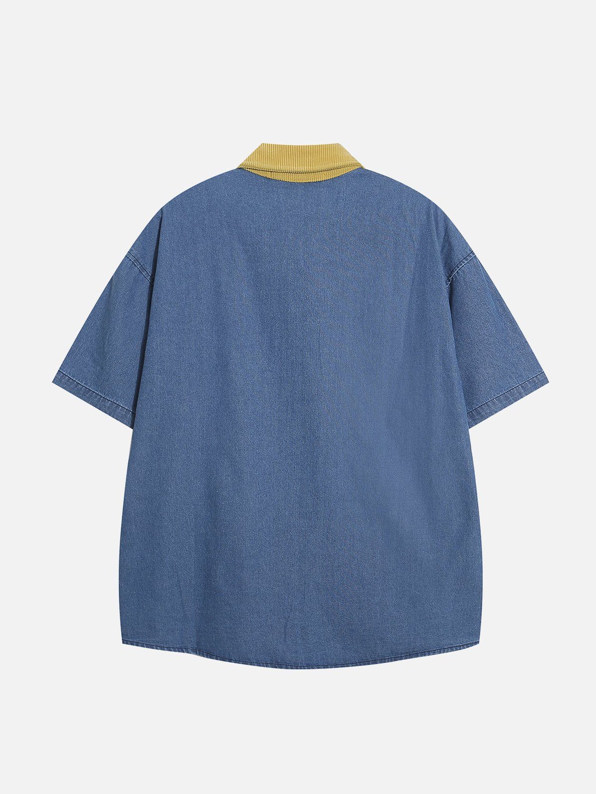 Aelfric Eden 3D Embroidery Short Sleeve Shirt sold by Aelfric Eden product image thumbnail 2