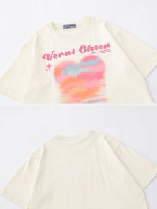 Aelfric Eden Dip Dye Heart Print Tee sold by Aelfric Eden