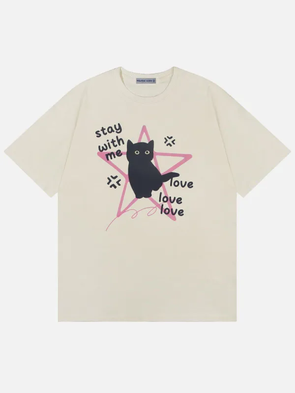 Aelfric Eden Pet Cat Graphic Tee | Parallel