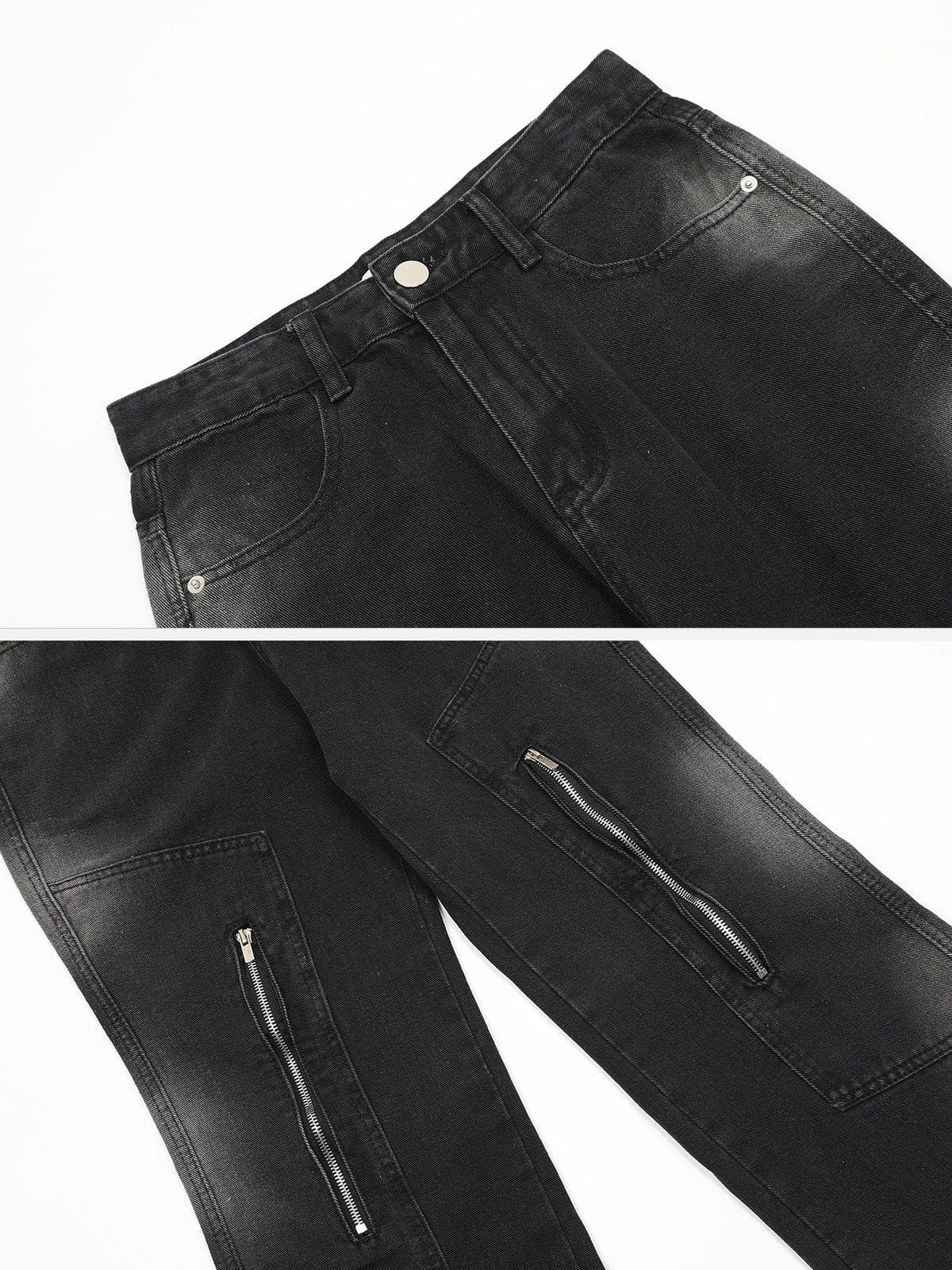 Aelfric Eden Washed ZIP UP Jeans sold by Aelfric Eden product image thumbnail 4