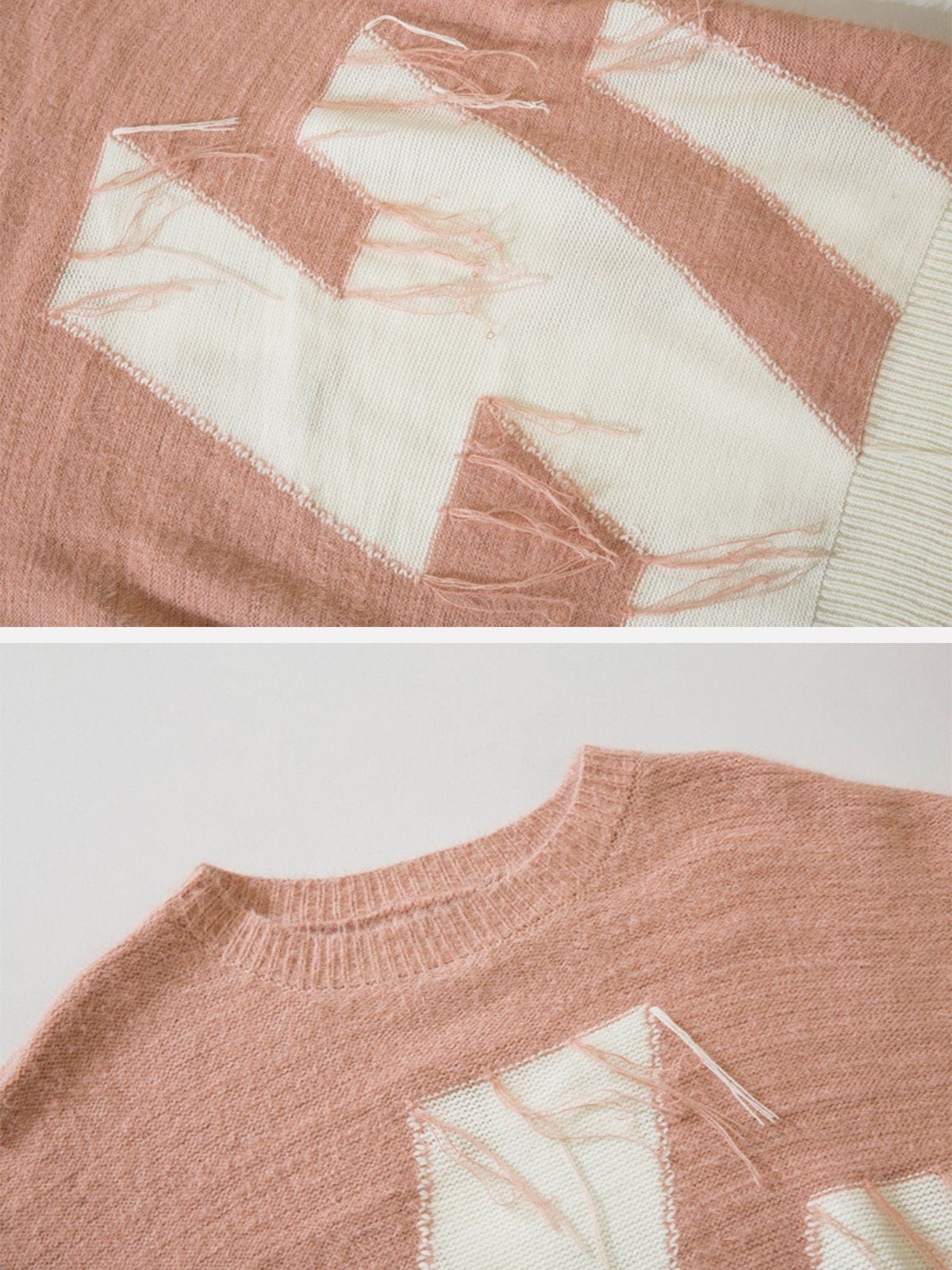 Aelfric Eden Colorblock Fringe Sweater sold by Aelfric Eden product image thumbnail 10