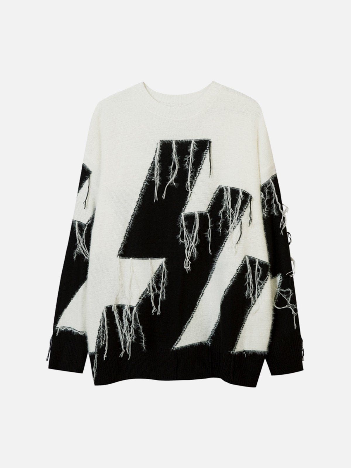 Aelfric Eden Colorblock Fringe Sweater sold by Aelfric Eden product image thumbnail 5