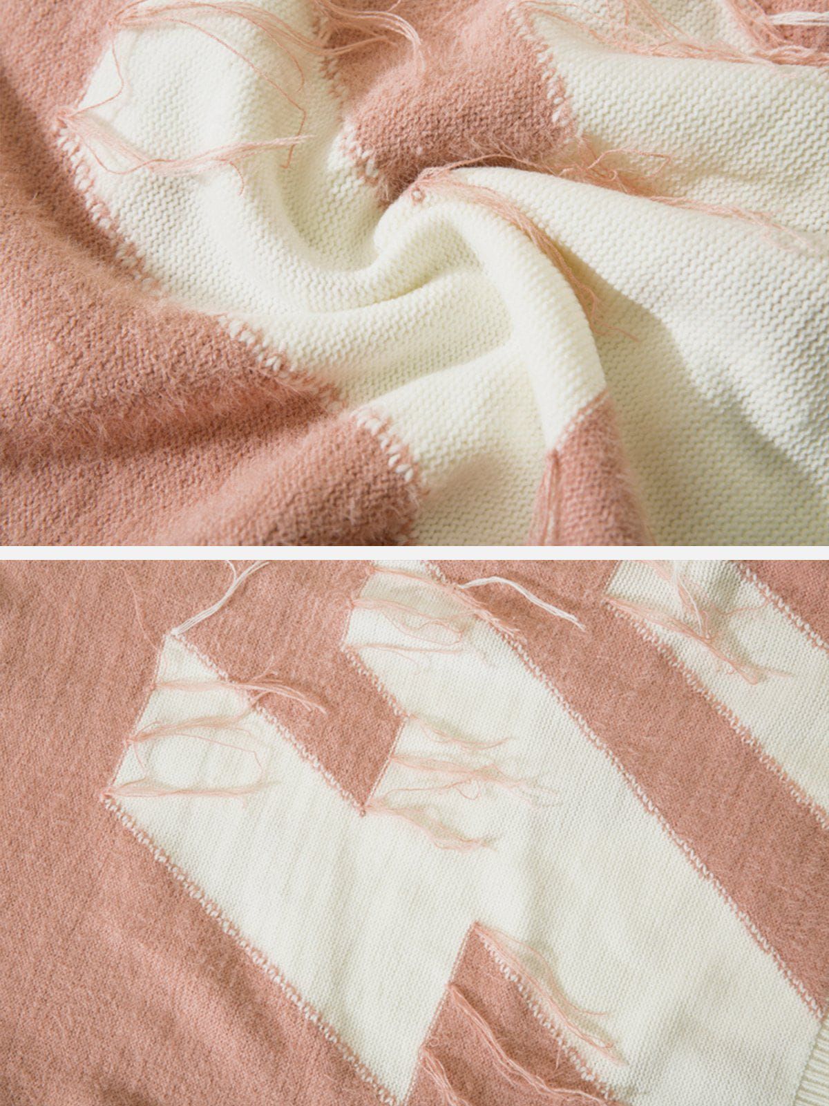 Aelfric Eden Colorblock Fringe Sweater sold by Aelfric Eden product image thumbnail 8