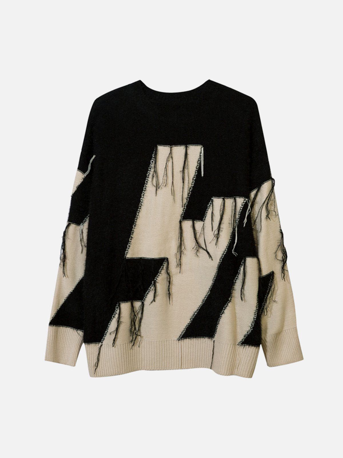 Aelfric Eden Colorblock Fringe Sweater sold by Aelfric Eden product image thumbnail 3