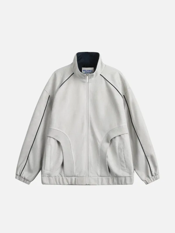 Aelfric Eden Line Patchwork Suede Jacket sold by Aelfric Eden