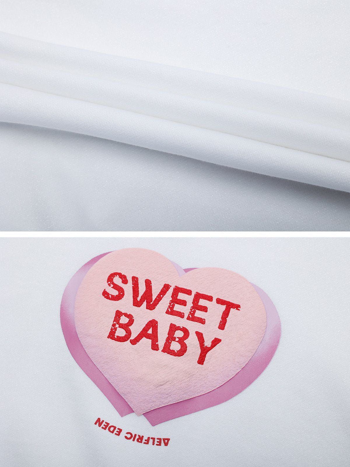 Aelfric Eden Heart Print Sweatshirt sold by Aelfric Eden product image thumbnail 3