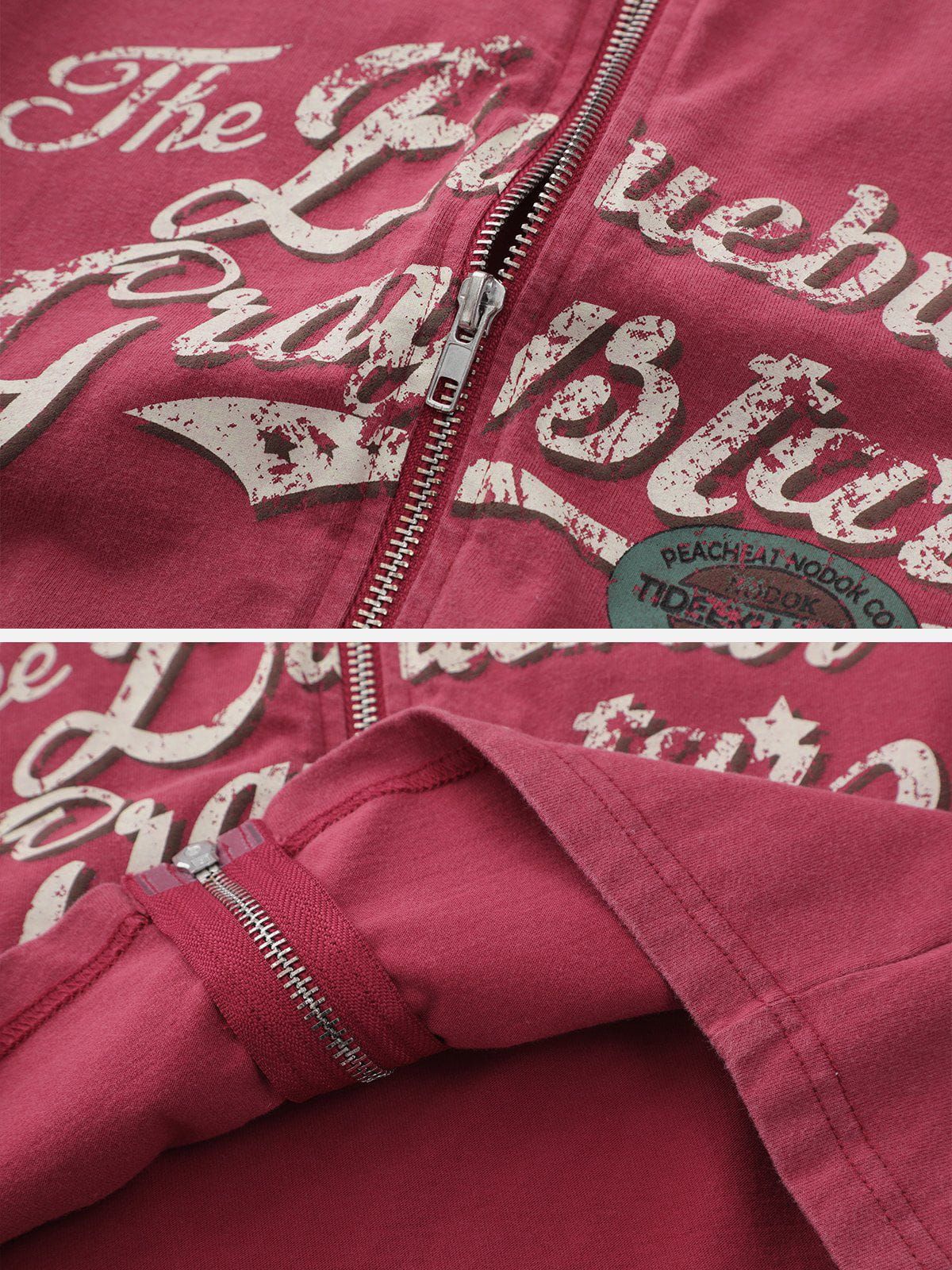 Washed Distressed Letter Print Tee sold by Aelfric Eden product image thumbnail 7