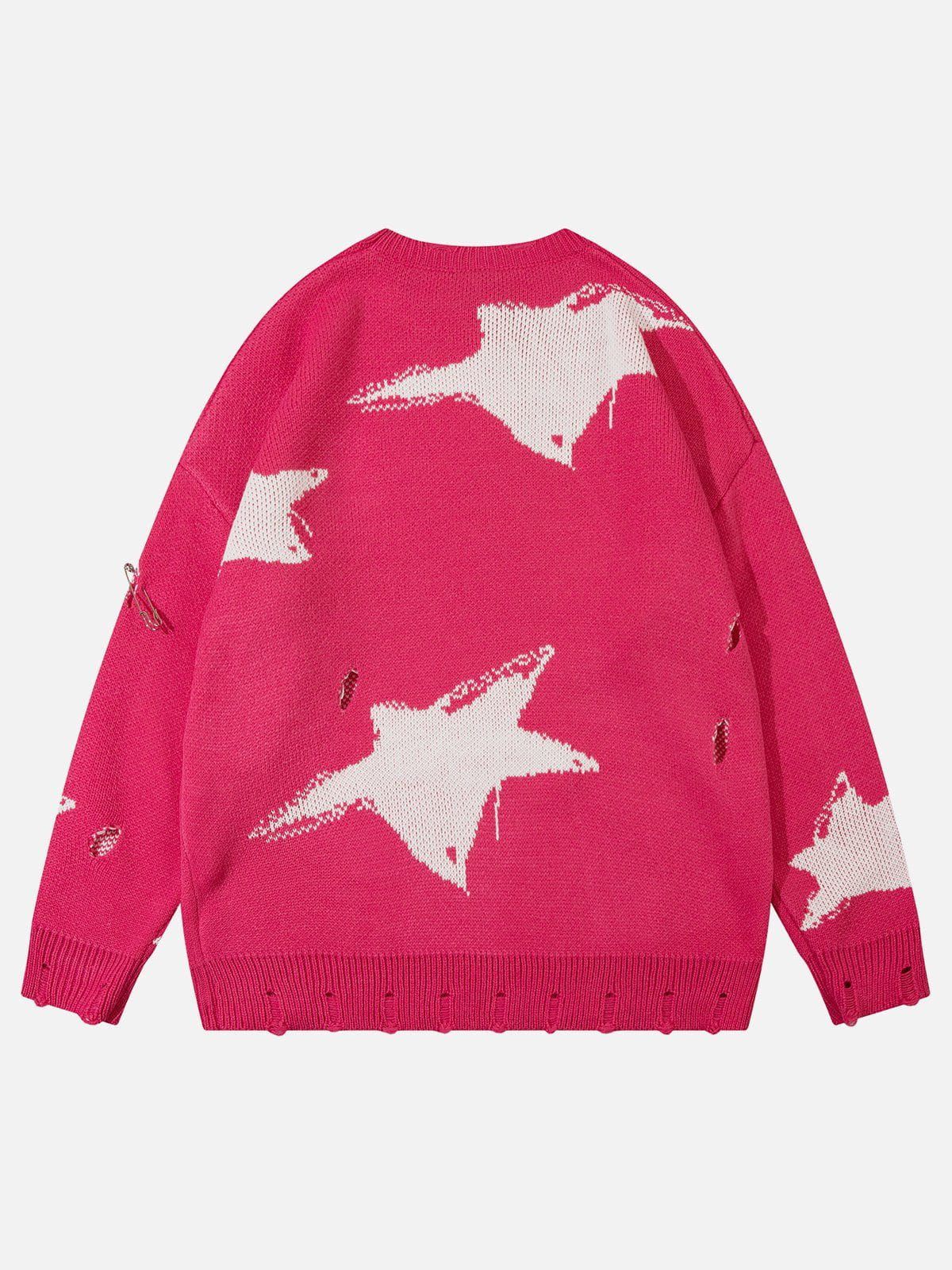 Aelfric Eden Pin Star Jacquard Sweater sold by Aelfric Eden product image thumbnail 3