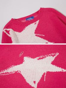 Aelfric Eden Pin Star Jacquard Sweater sold by Aelfric Eden