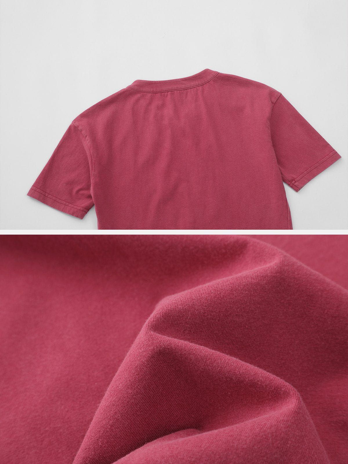 Washed Distressed Letter Print Tee sold by Aelfric Eden product image thumbnail 9