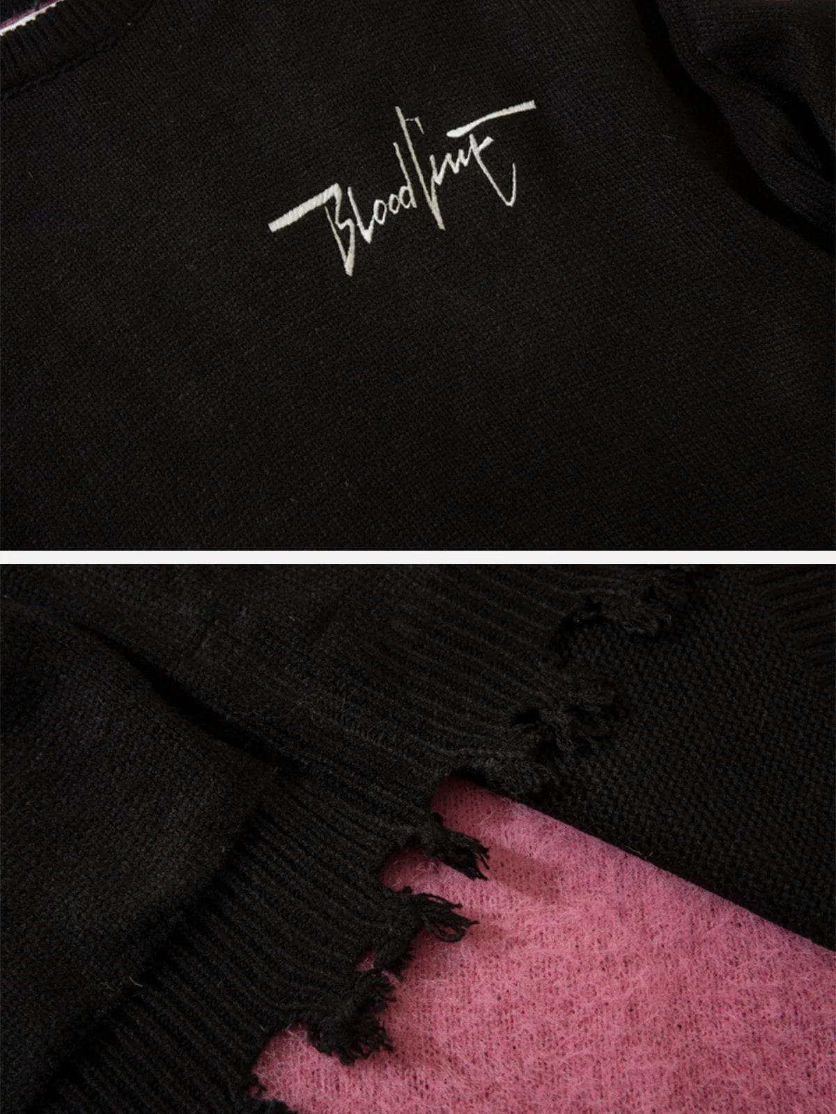 Aelfric Eden Cut Hem Butterfly Knit Sweater sold by Aelfric Eden product image thumbnail 5