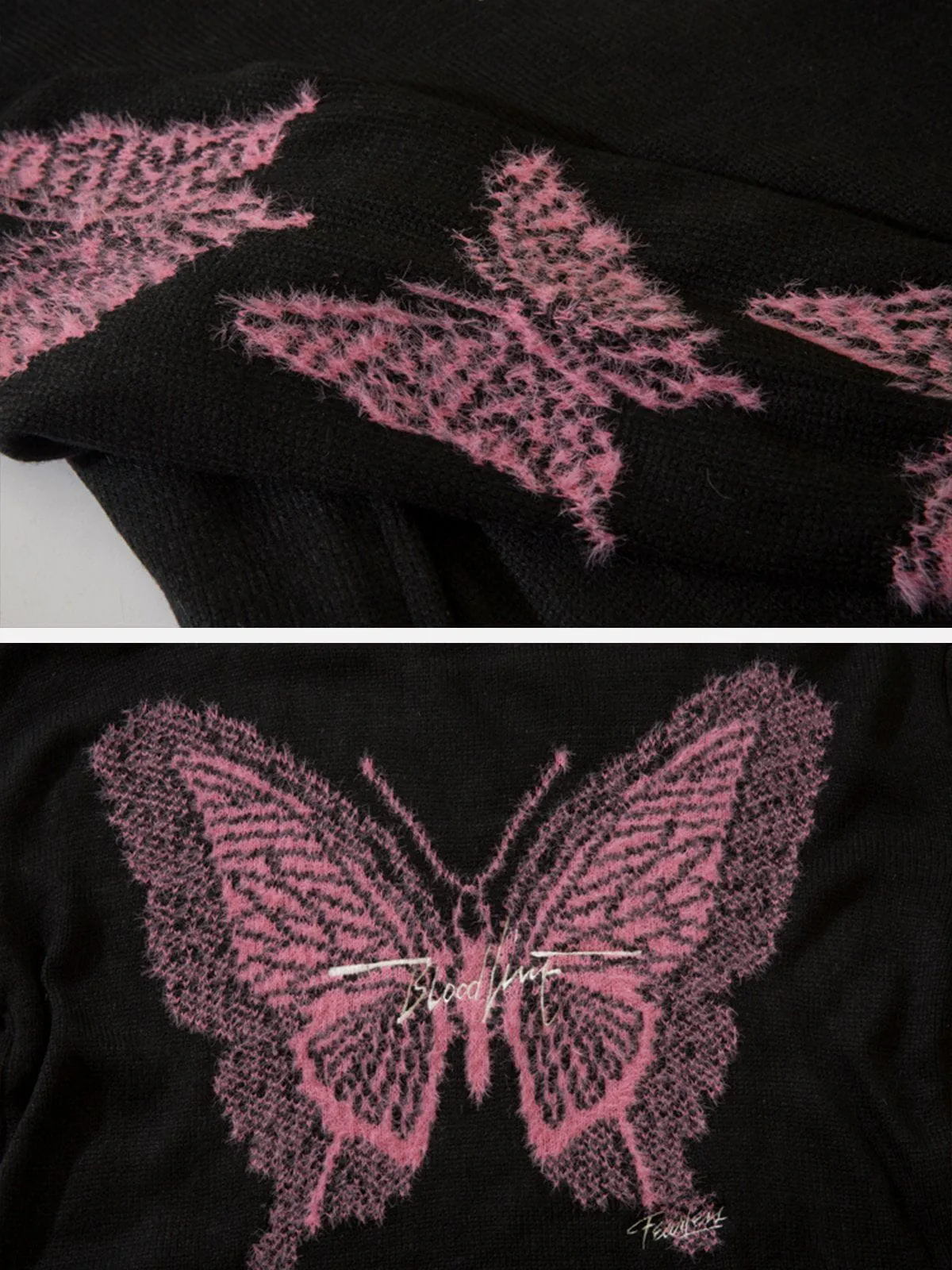 Aelfric Eden Cut Hem Butterfly Knit Sweater sold by Aelfric Eden product image thumbnail 4