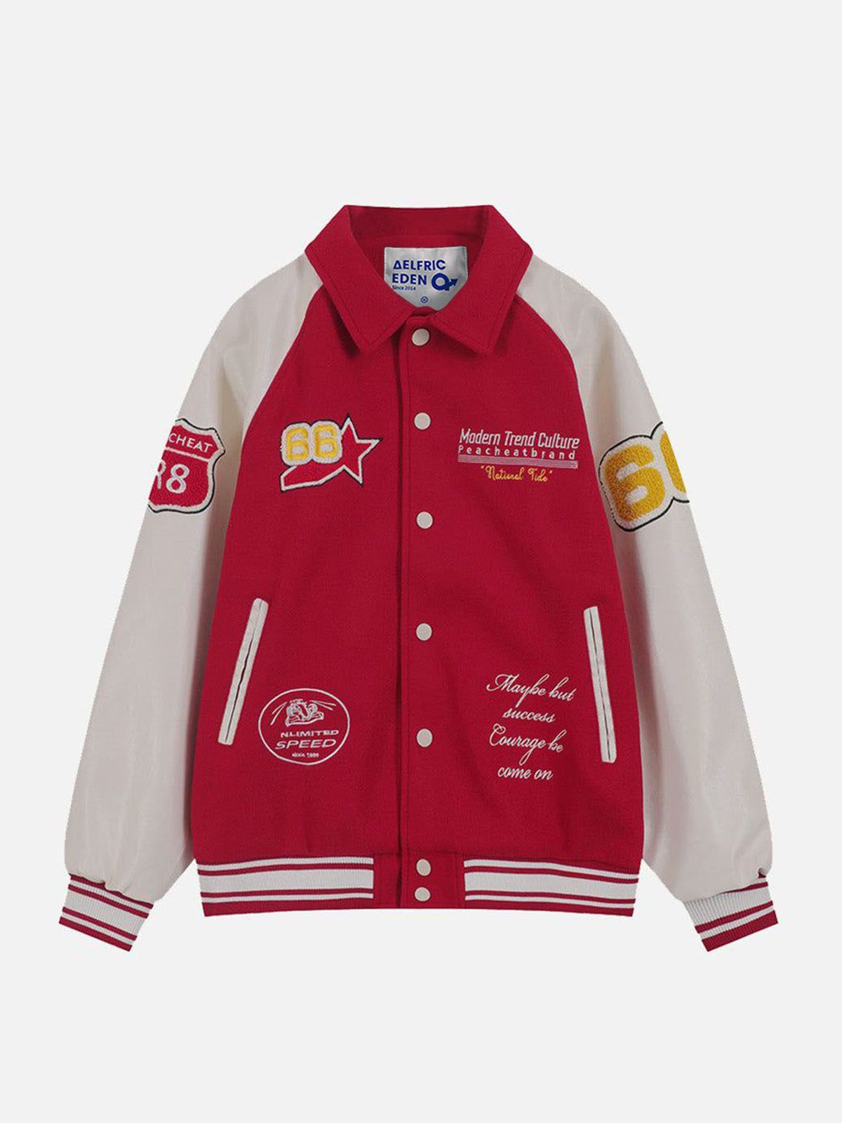 Aelfric Eden Star Embroidery Varsity Jacket sold by Aelfric Eden product image thumbnail 2