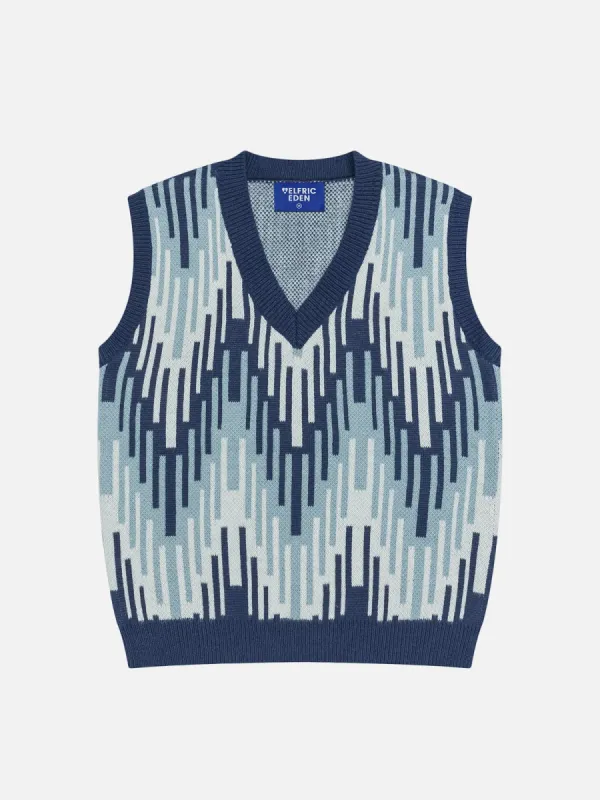 Aelfric Eden Color Blocking Stripe Sweater Vest sold by Aelfric Eden