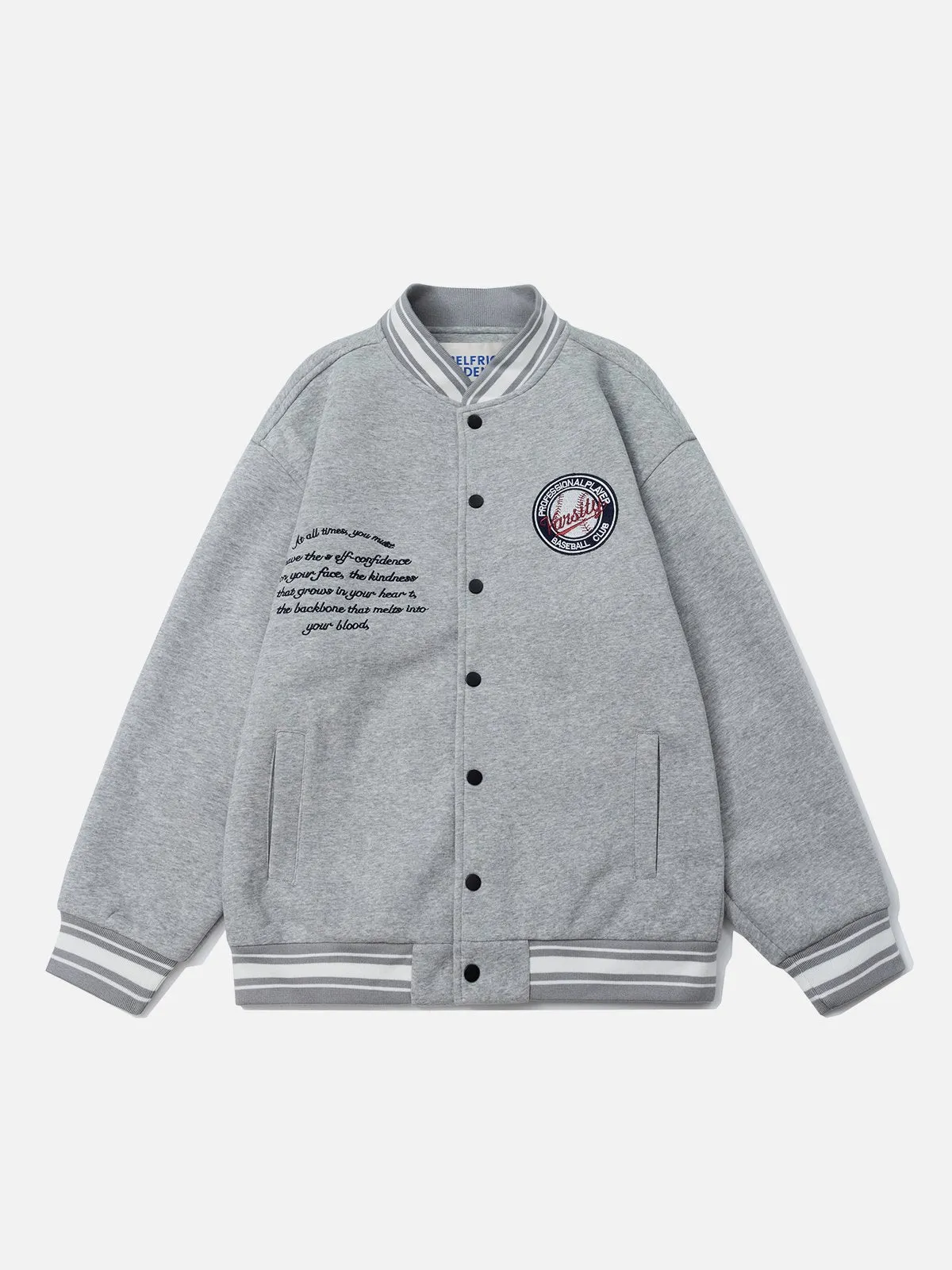 Aelfric Eden Vintage Embroidery Varsity Jacket sold by Aelfric Eden