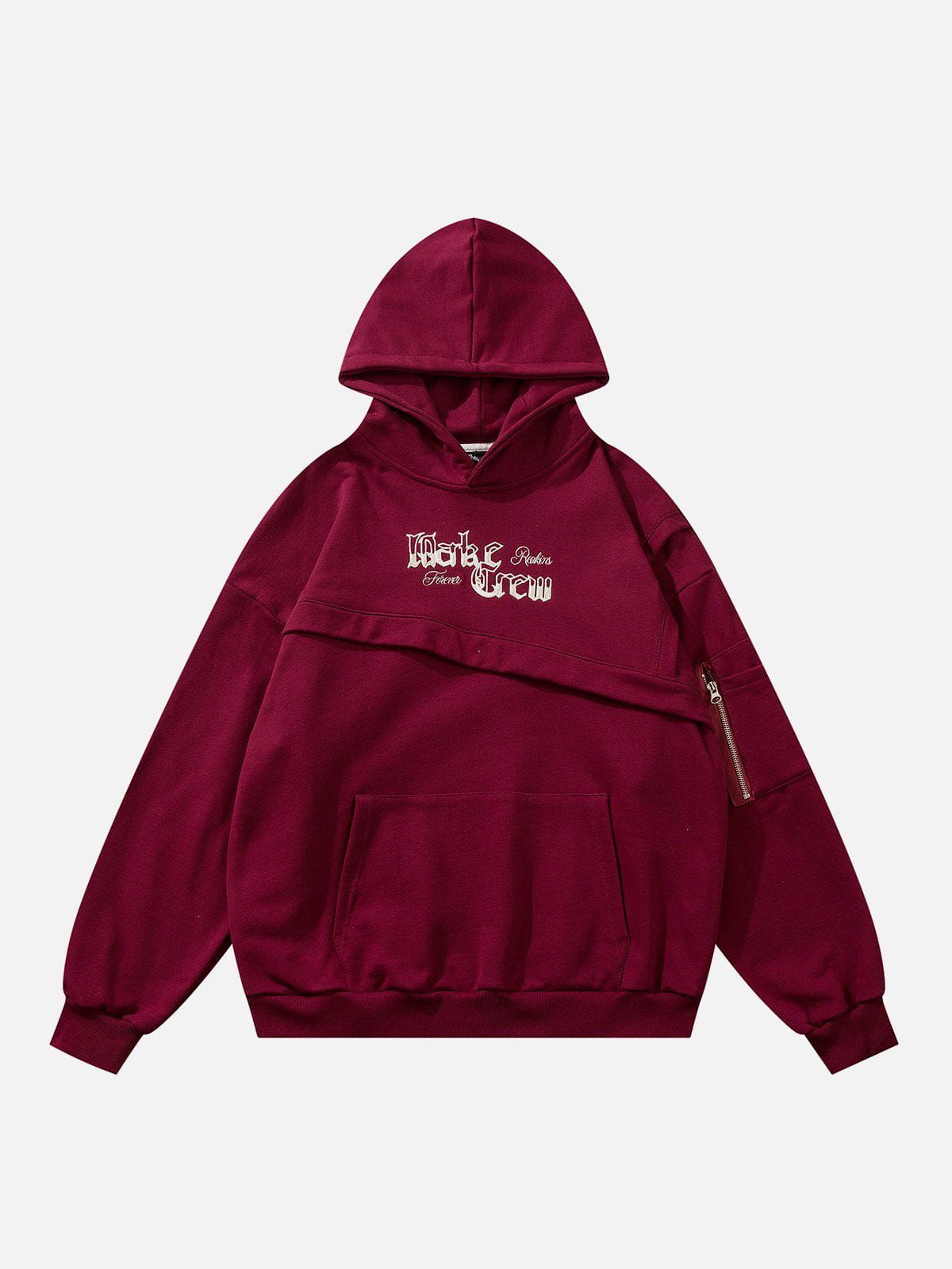 Aelfric Eden Deconstructed Patchwork Embroidery Hoodie sold by Aelfric Eden