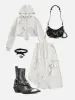Aelfric Eden Flower Lace Zip Up Hoodie sold by Aelfric Eden