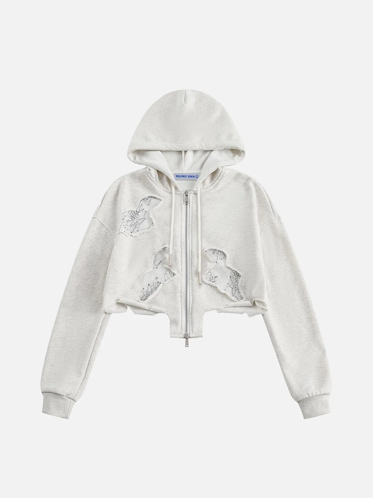 Aelfric Eden Flower Lace Zip Up Hoodie sold by Aelfric Eden