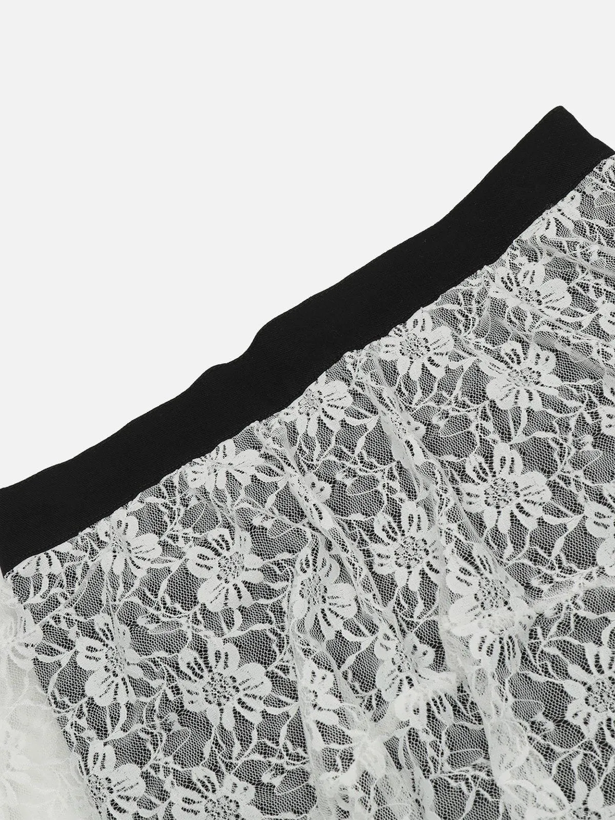 Aelfric Eden Flower Lace Patchwork Pants sold by Aelfric Eden product image thumbnail 3