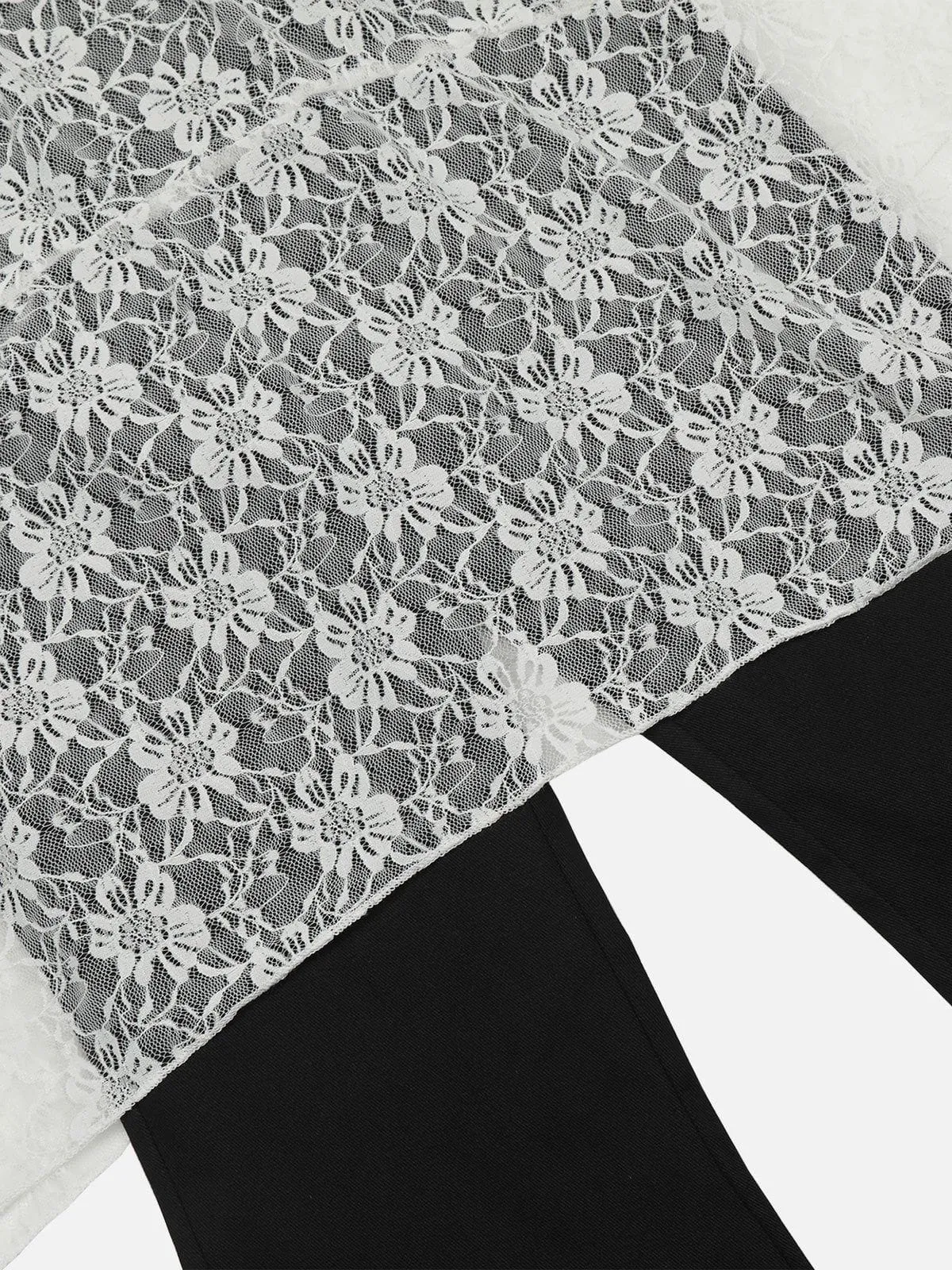 Aelfric Eden Flower Lace Patchwork Pants sold by Aelfric Eden product image thumbnail 4