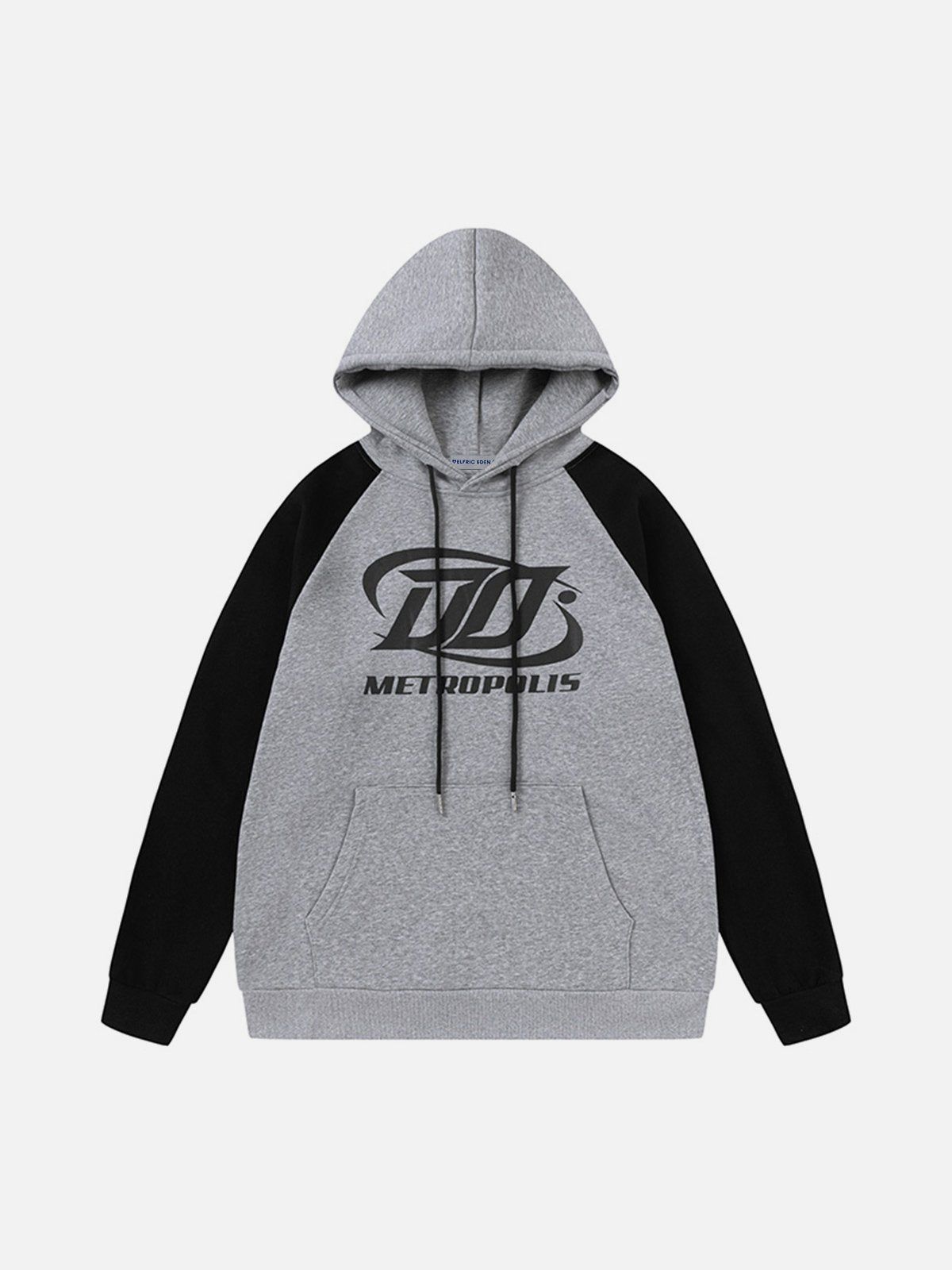 Aelfric Eden Color Blocking Print Hoodie sold by Aelfric Eden product image thumbnail 2