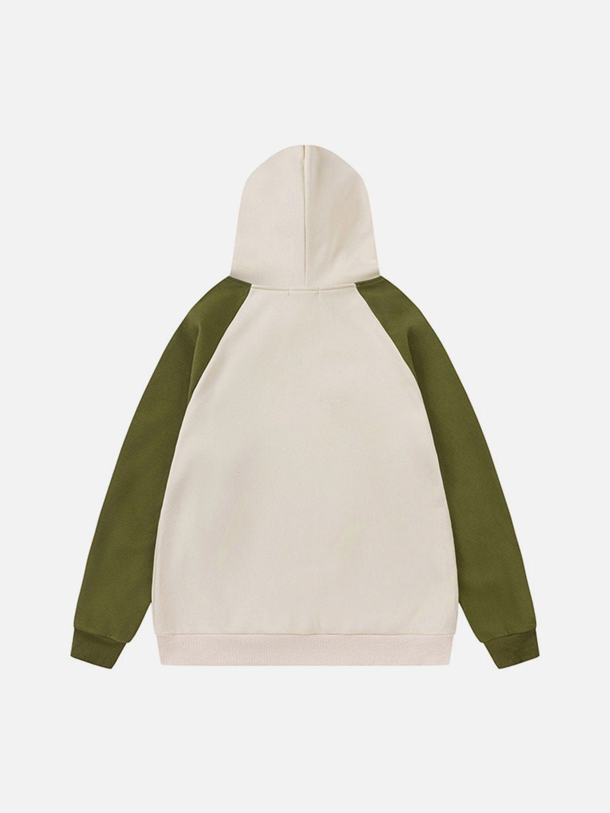 Aelfric Eden Color Blocking Print Hoodie sold by Aelfric Eden product image thumbnail 3