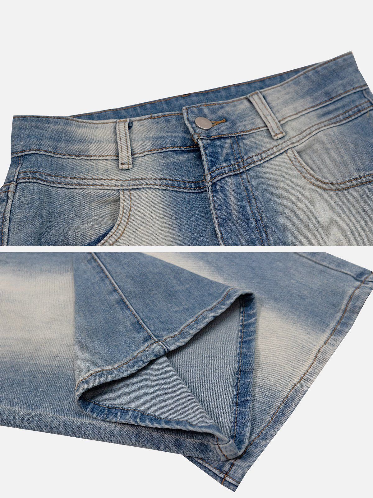 Vintage Gradient Washed Bootcut Jeans sold by Aelfric Eden product image thumbnail 4