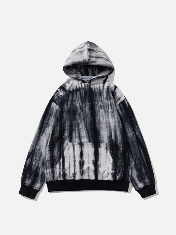 Aelfric Eden Color Blocking Tie Dye Hoodie sold by Aelfric Eden
