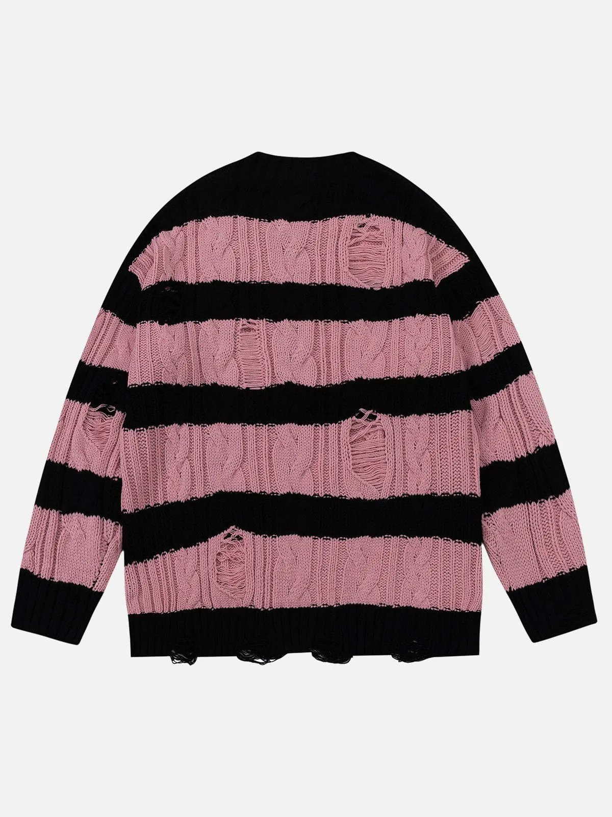 Aelfric Eden Stripe Distressed Sweater sold by Aelfric Eden product image thumbnail 4