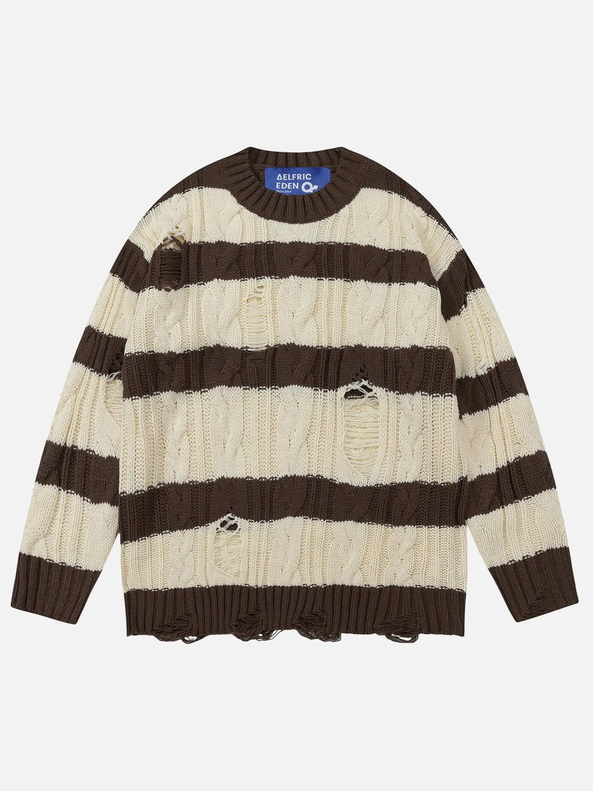 Aelfric Eden Stripe Distressed Sweater sold by Aelfric Eden product image thumbnail 2