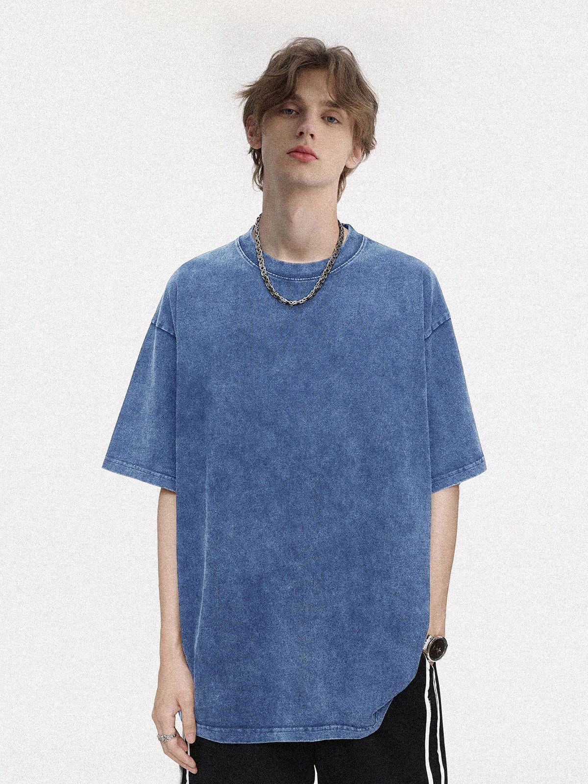 Aelfric Eden Basic Solid Color Washed Tee sold by Aelfric Eden product image thumbnail 3