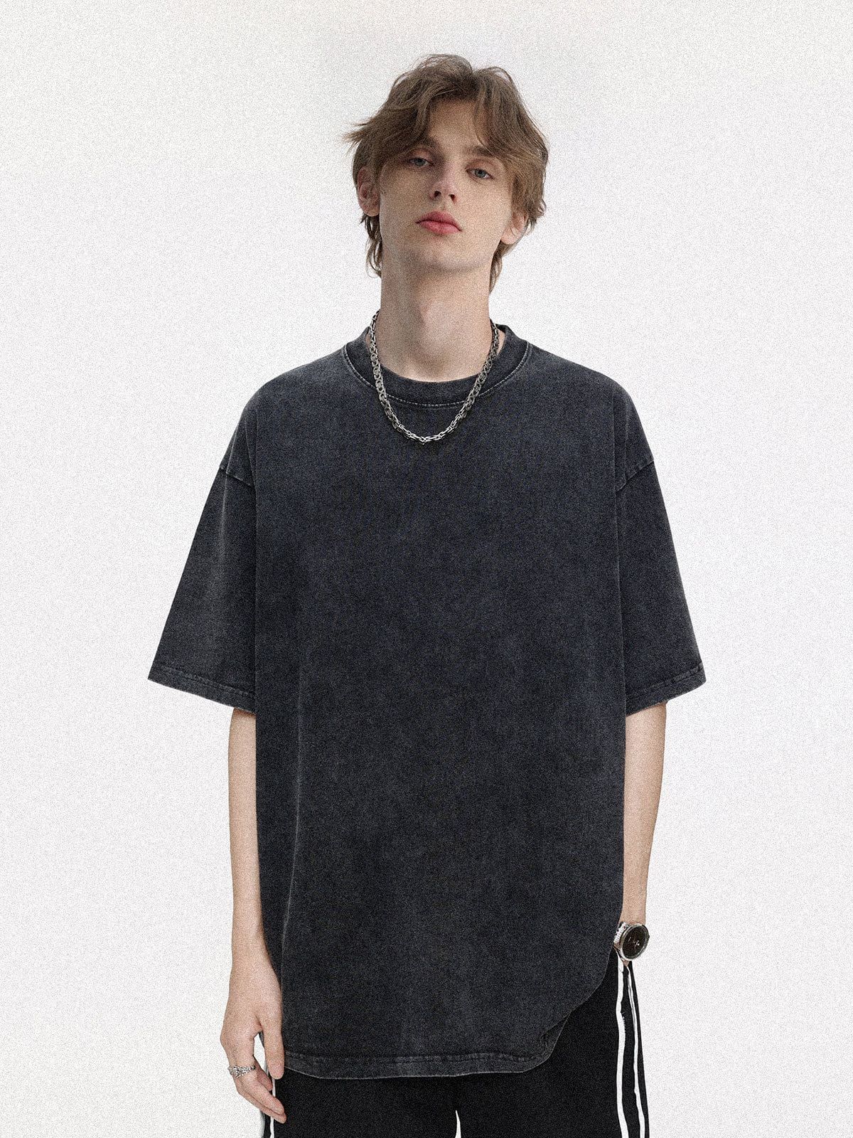 Aelfric Eden Basic Solid Color Washed Tee sold by Aelfric Eden product image thumbnail 2