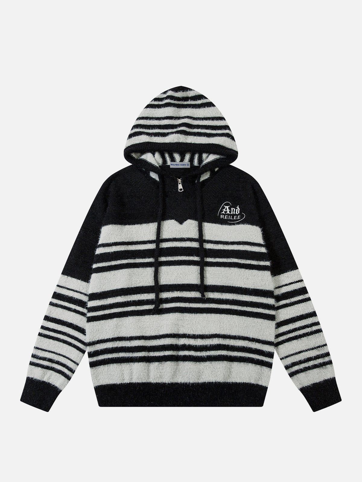 Aelfric Eden Vintage Stripe Knit Hoodie sold by Aelfric Eden product image thumbnail 2