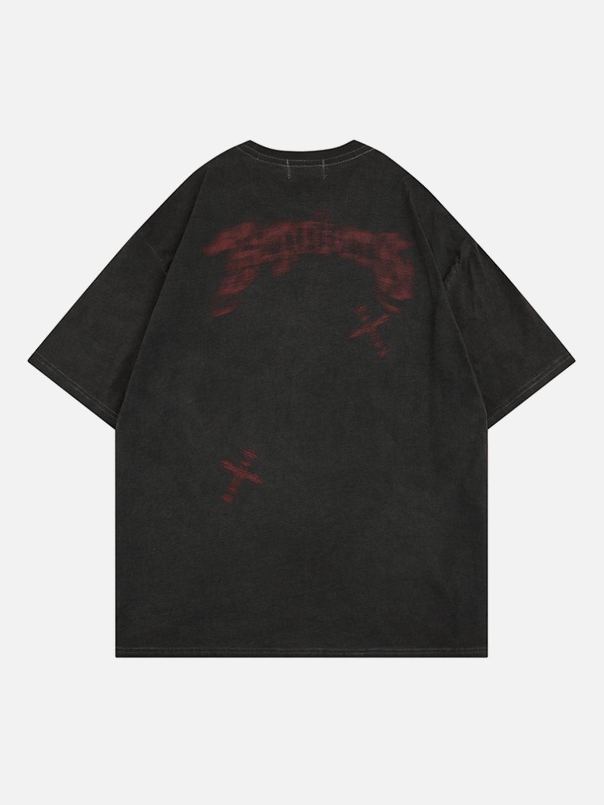 Aelfric Eden Motion Blur Print Shadow Tee sold by Aelfric Eden product image thumbnail 4