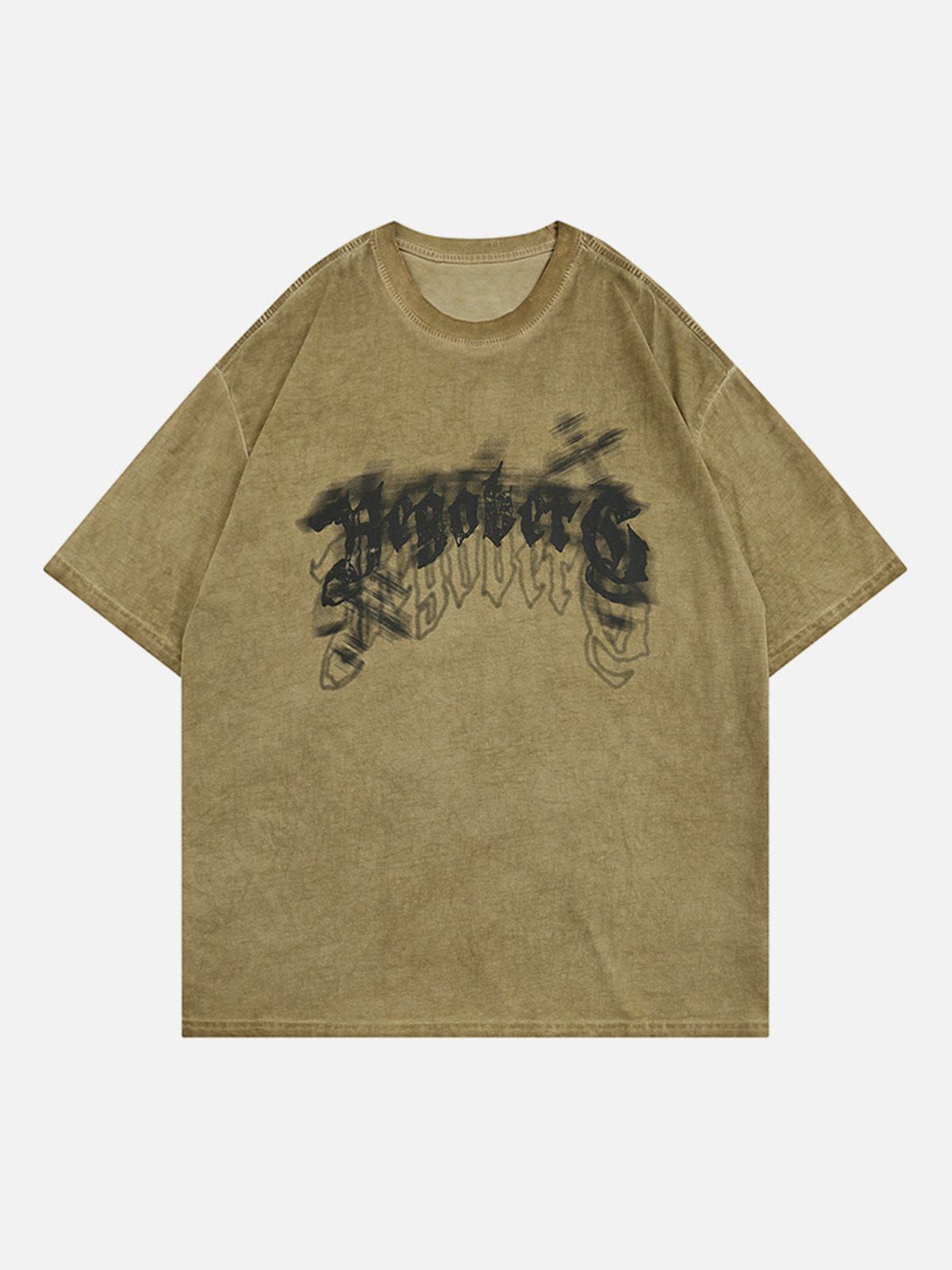 Aelfric Eden Motion Blur Print Shadow Tee sold by Aelfric Eden