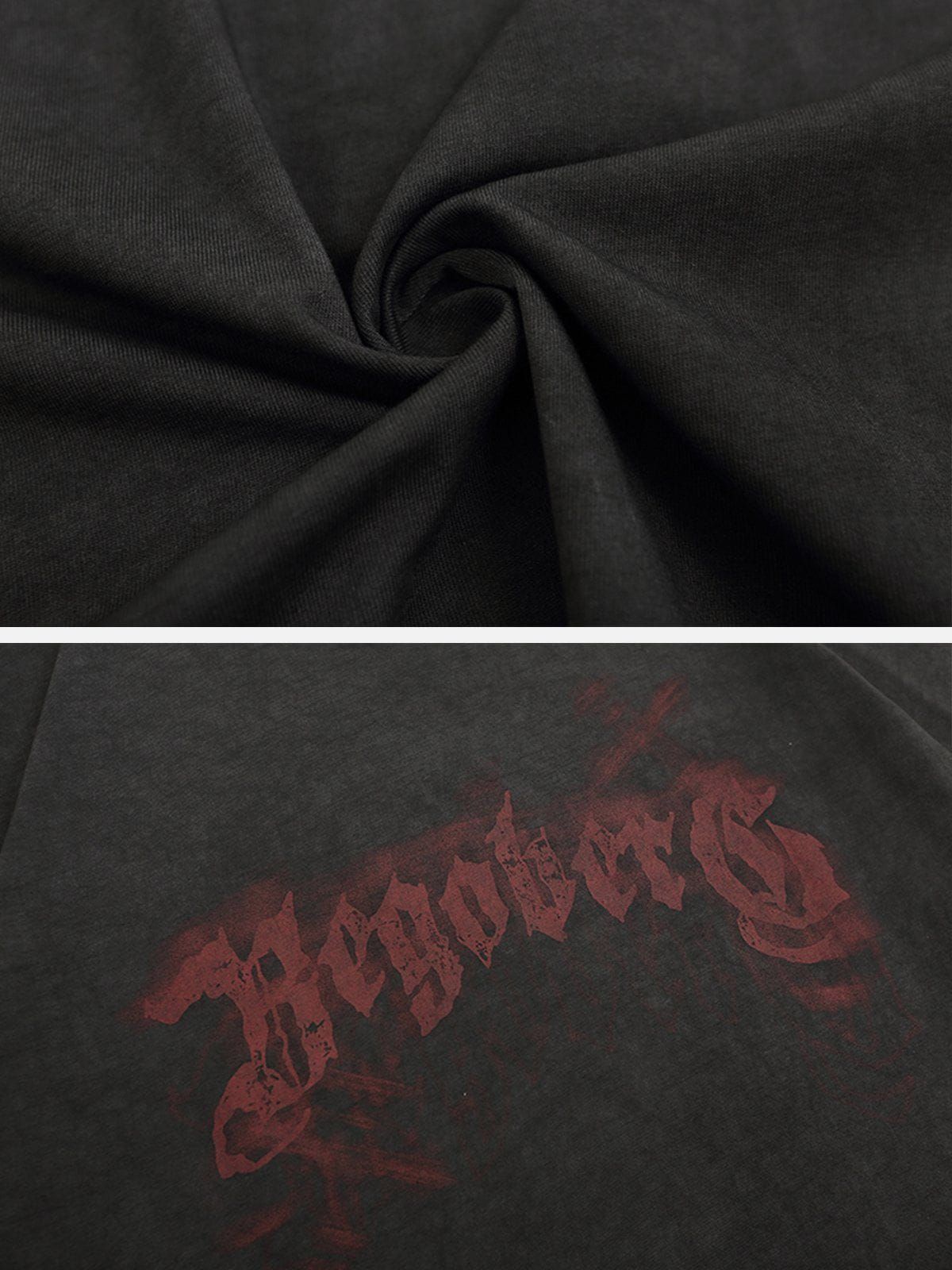 Aelfric Eden Motion Blur Print Shadow Tee sold by Aelfric Eden product image thumbnail 5