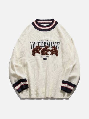 [US Only]Brown Bear Sweater made by Aelfric Eden