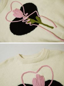 Aelfric Eden Knit Flowers Sweater sold by Aelfric Eden