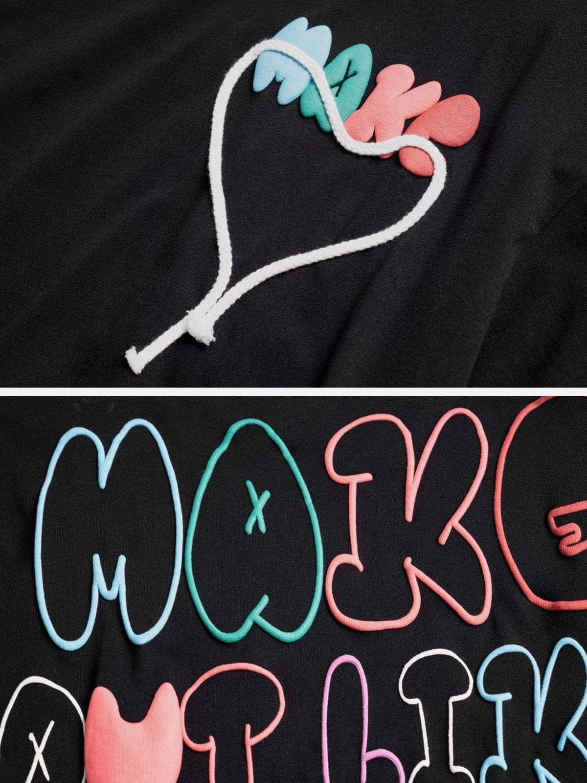 Aelfric Eden Letters Foam Print Tee sold by Aelfric Eden product image thumbnail 4