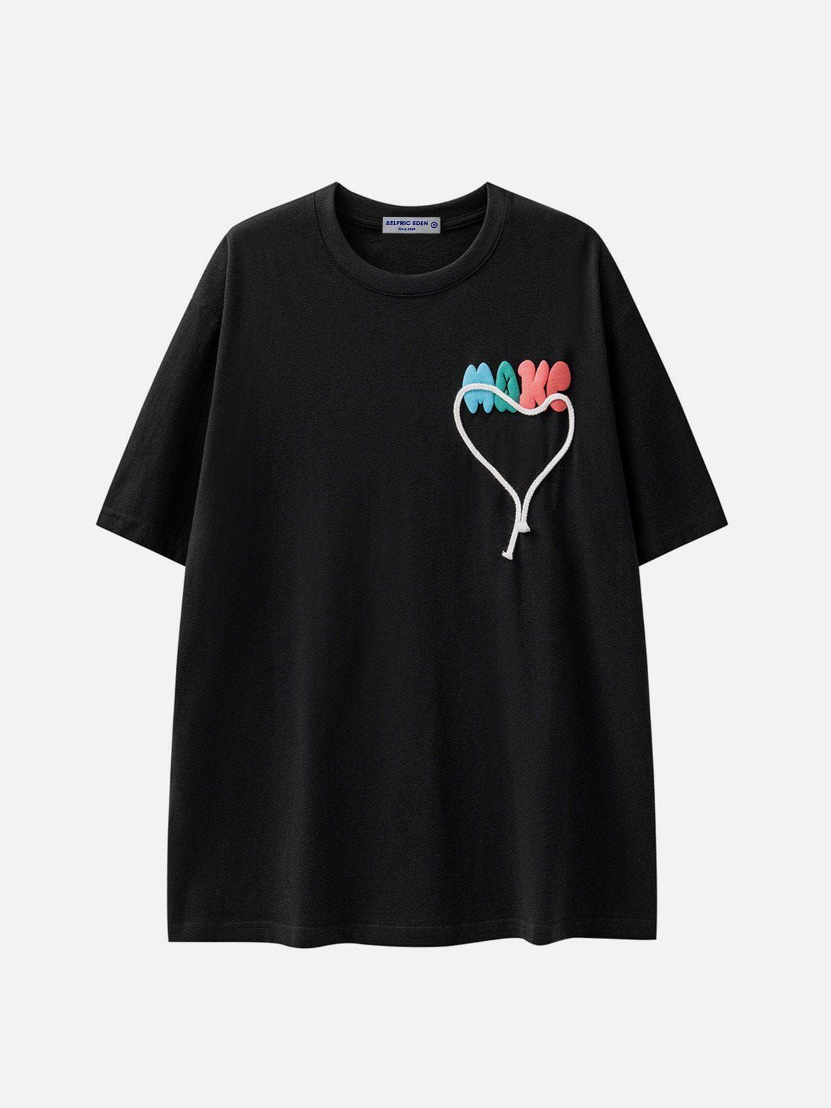 Aelfric Eden Letters Foam Print Tee sold by Aelfric Eden product image thumbnail 2