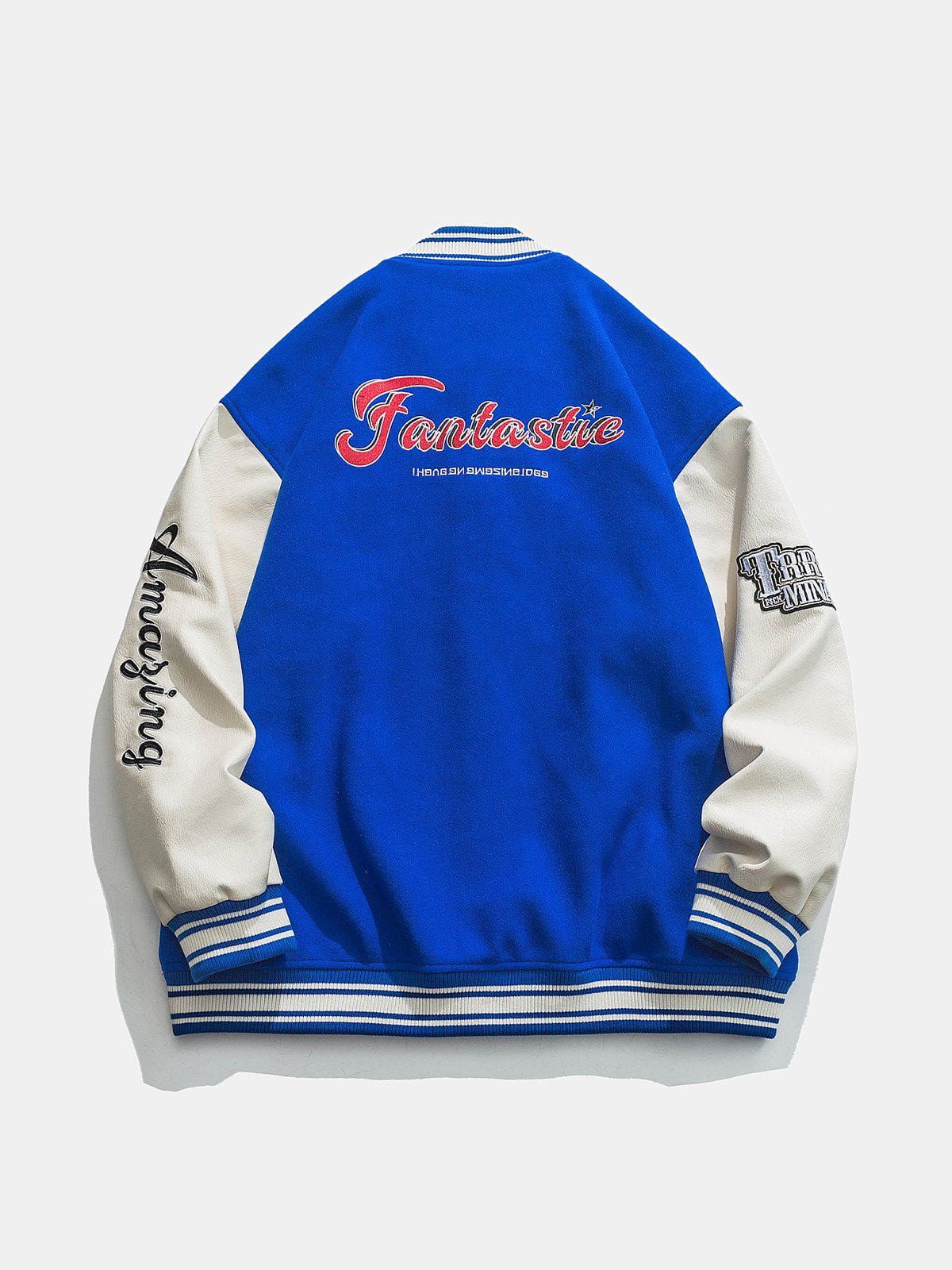 Aelfric Eden Embroidered Letters Varsity Jacket sold by Aelfric Eden product image thumbnail 3