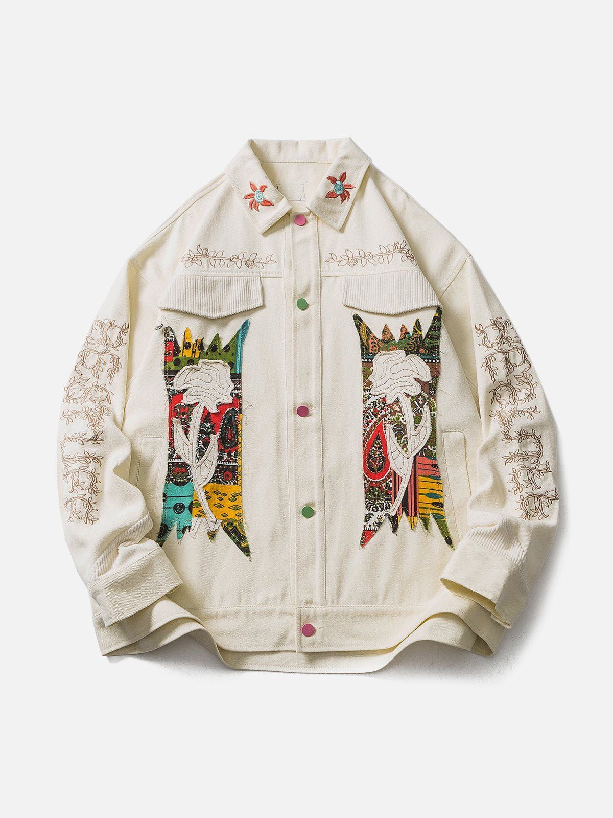 Aelfric Eden Flower Embroidery Jacket sold by Aelfric Eden product image thumbnail 2