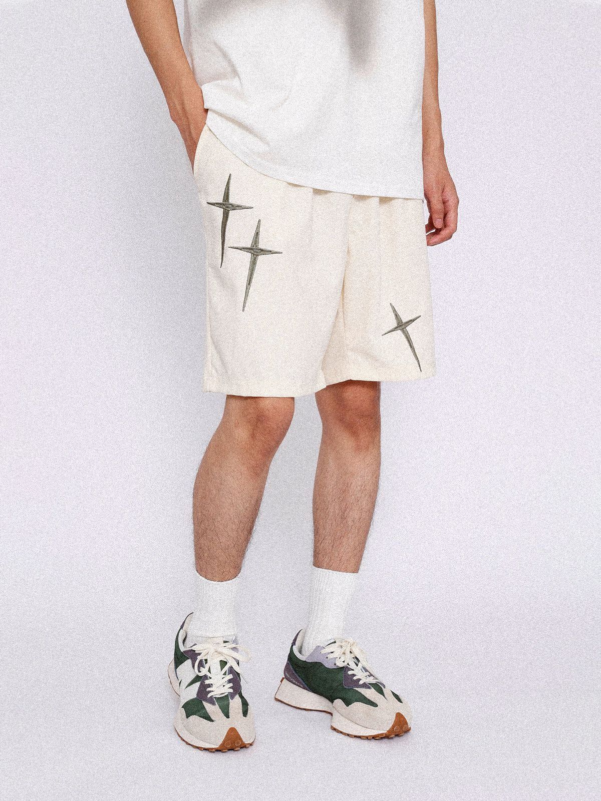 Aelfric Eden Embroidery Star Drawstring Shorts sold by Aelfric Eden product image thumbnail 9