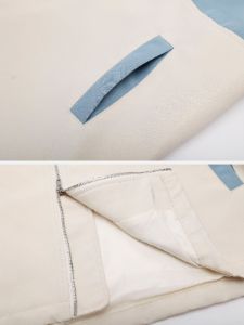 Aelfric Eden Color Blocking Stand Collar Jacket sold by Aelfric Eden