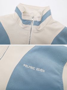 Aelfric Eden Color Blocking Stand Collar Jacket sold by Aelfric Eden